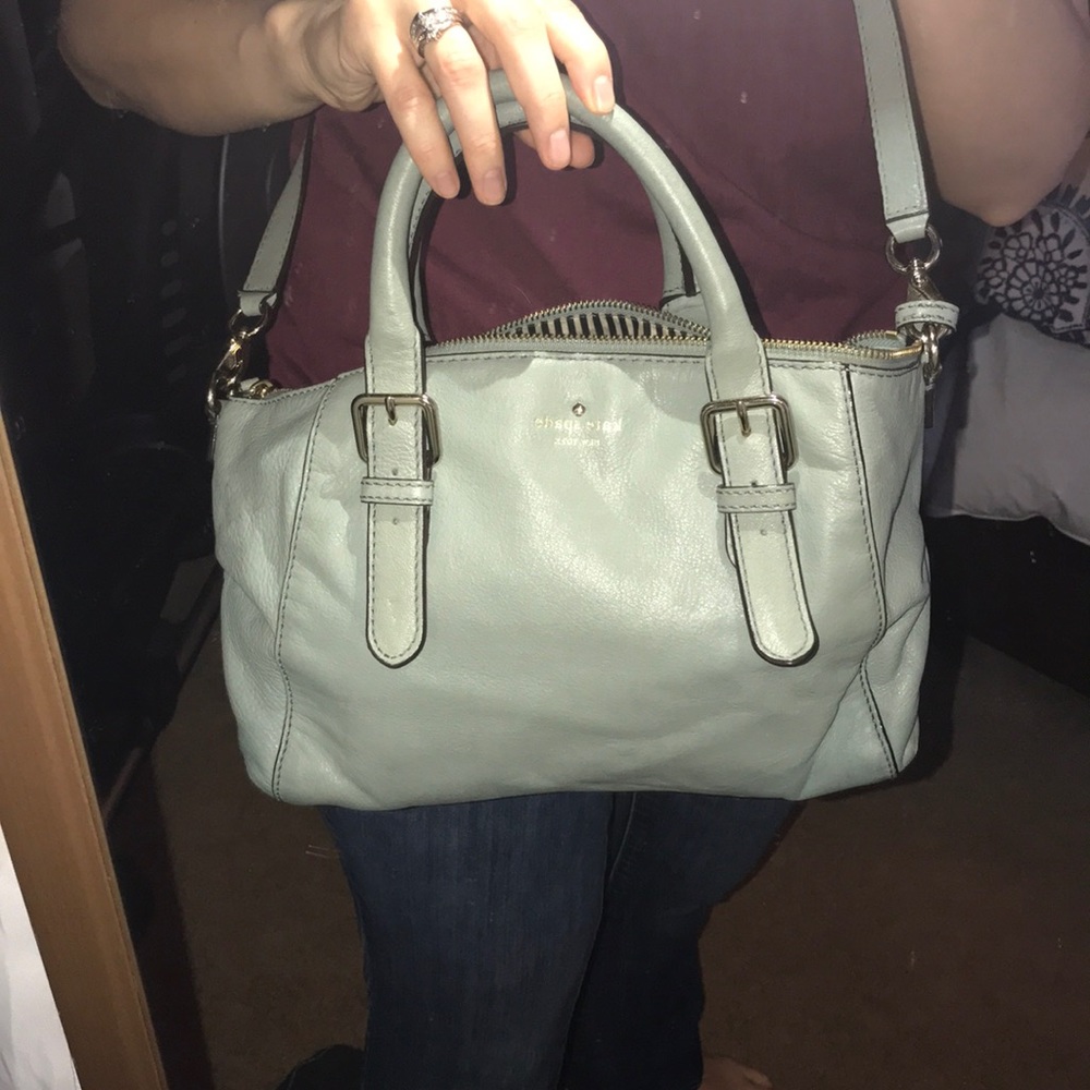 Kate Spade light blue shoulder bag/purse